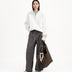 SOLOTEX® Barrel - Leg Trousers - Gray - G R A Y E