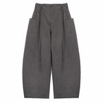 SOLOTEX® Barrel - Leg Trousers - Gray - G R A Y E