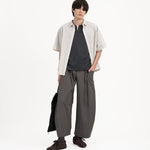 SOLOTEX® Barrel - Leg Trousers - Gray - G R A Y E
