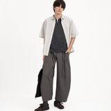 SOLOTEX® Barrel - Leg Trousers - Gray - G R A Y E