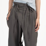SOLOTEX® Barrel - Leg Trousers - Gray - G R A Y E