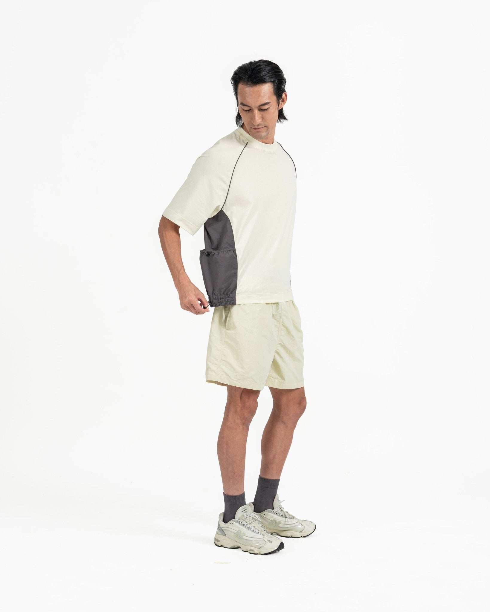 Sorona Panelled Tee - G R A Y E