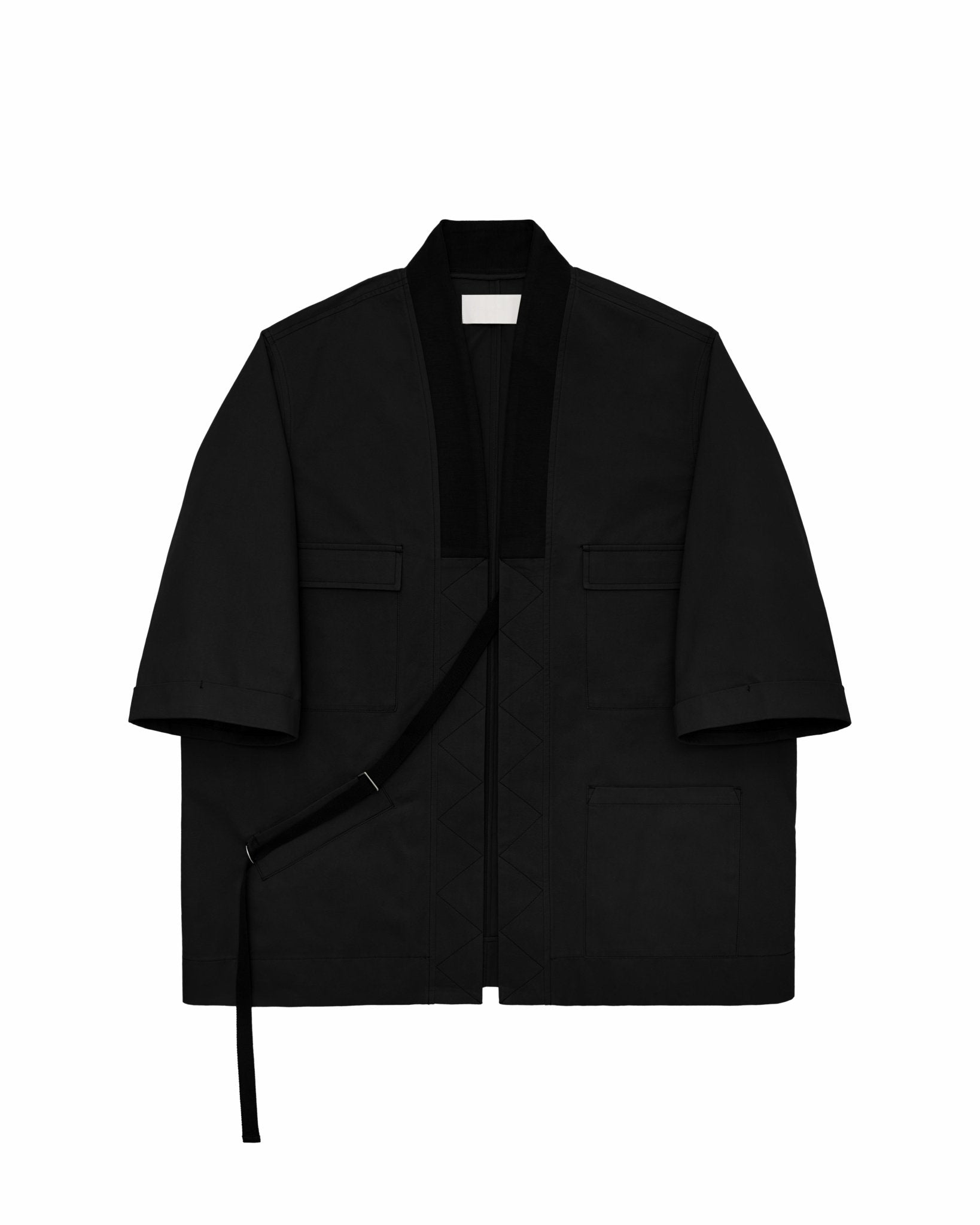 Stark Kimono Coat - Black - G R A Y E