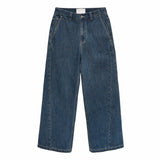 Straight Leg Belted Jeans - G R A Y E