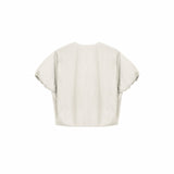 Sun - Dried Cocoon Top - Ivory - G R A Y E