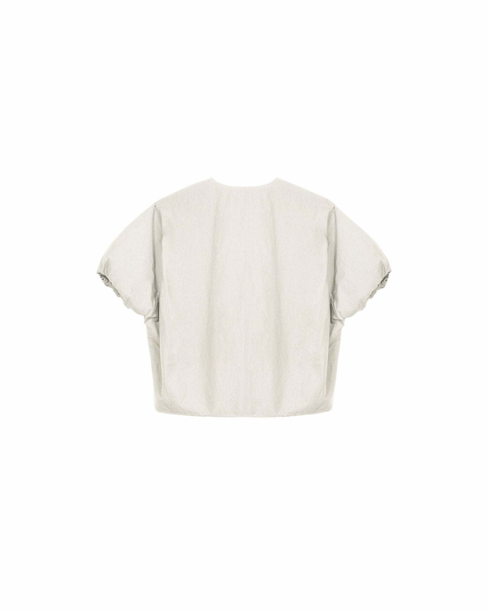 Sun - Dried Cocoon Top - Ivory - G R A Y E