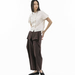 Sun - Dried Cocoon Top - Ivory - G R A Y E