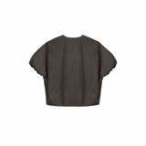 Sun - Dried Cocoon Top - Smoked Plum - G R A Y E