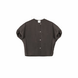 Sun - Dried Cocoon Top - Smoked Plum - G R A Y E