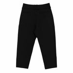 Tailored Dropped Crotch Pants - Black - G R A Y E