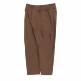 Tailored Dropped Crotch Pants - Copper Brown - G R A Y E
