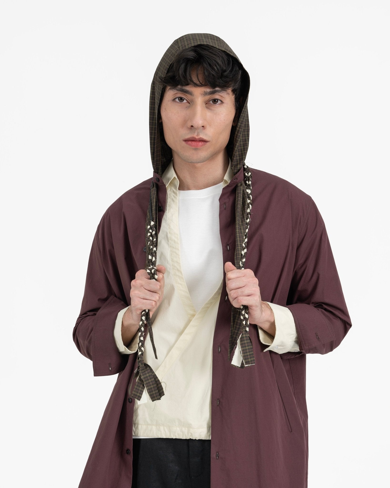 Tanglefolk Necklace - Buttermilk and Plaid - G R A Y E