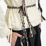 Tanglefolk Necklace - Buttermilk and Plaid - G R A Y E