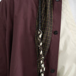 Tanglefolk Necklace - Buttermilk and Plaid - G R A Y E