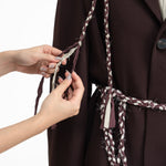 Tanglefolk Necklace - Plum and Sage - G R A Y E