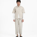 Technical Linen Shirt - Natural - G R A Y E