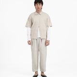 Technical Linen Shirt - Natural - G R A Y E