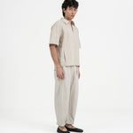 Technical Linen Shirt - Natural - G R A Y E