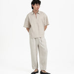 Technical Linen Shirt - Natural - G R A Y E