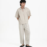 Technical Linen Shirt - Natural - G R A Y E