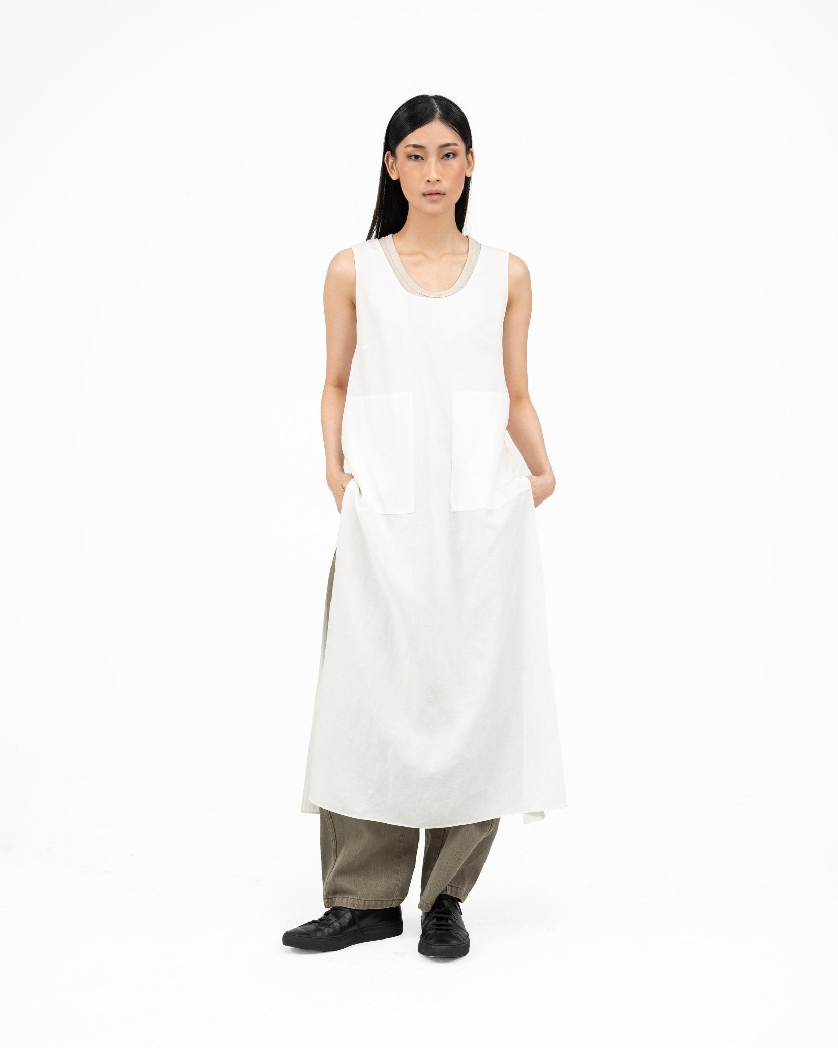 Two - Piece Slip Dress - G R A Y E