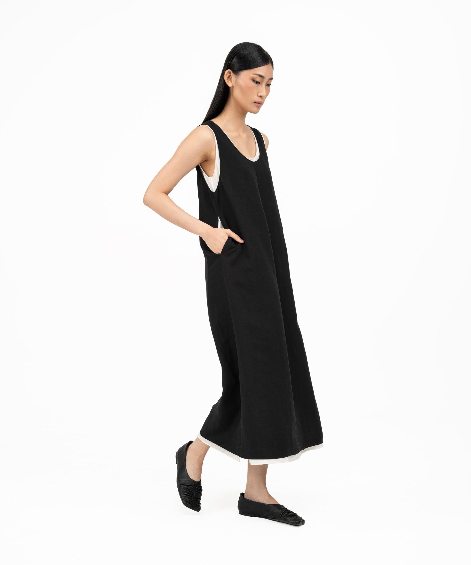 Two - Piece Slip Dress - G R A Y E