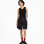 Ultra - Soft Wool Tank - Black - G R A Y E