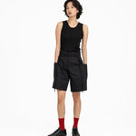 Ultra - Soft Wool Tank - Black - G R A Y E