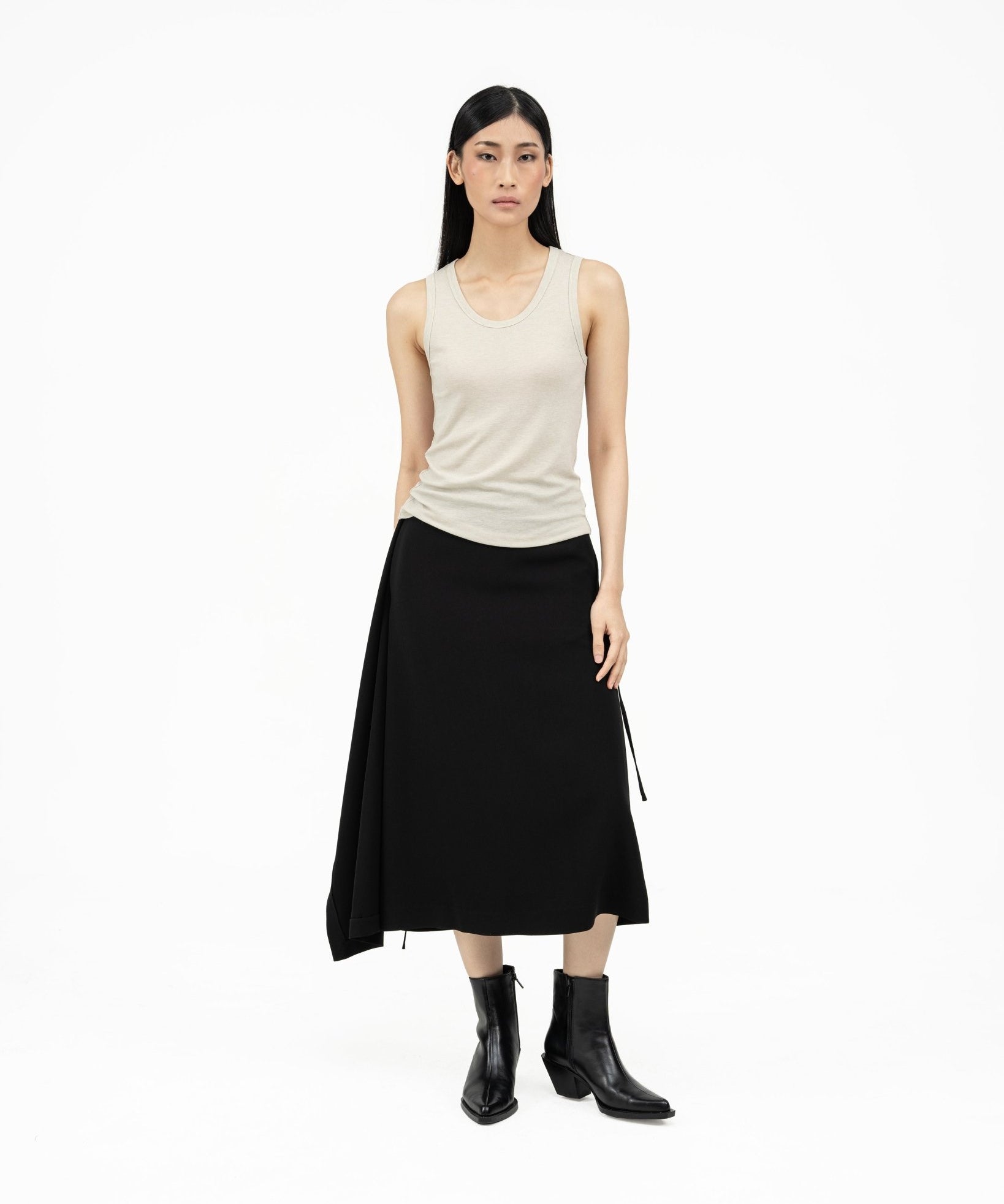 Ultra - Soft Wool Tank - Ivory - G R A Y E