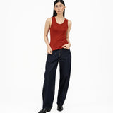Ultra - Soft Wool Tank - Scarlet - G R A Y E