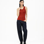 Ultra - Soft Wool Tank - Scarlet - G R A Y E