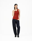 Ultra - Soft Wool Tank - Scarlet - G R A Y E