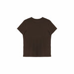 Ultra - Soft Wool Tee - Coffee - G R A Y E