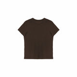 Ultra - Soft Wool Tee - Coffee - G R A Y E