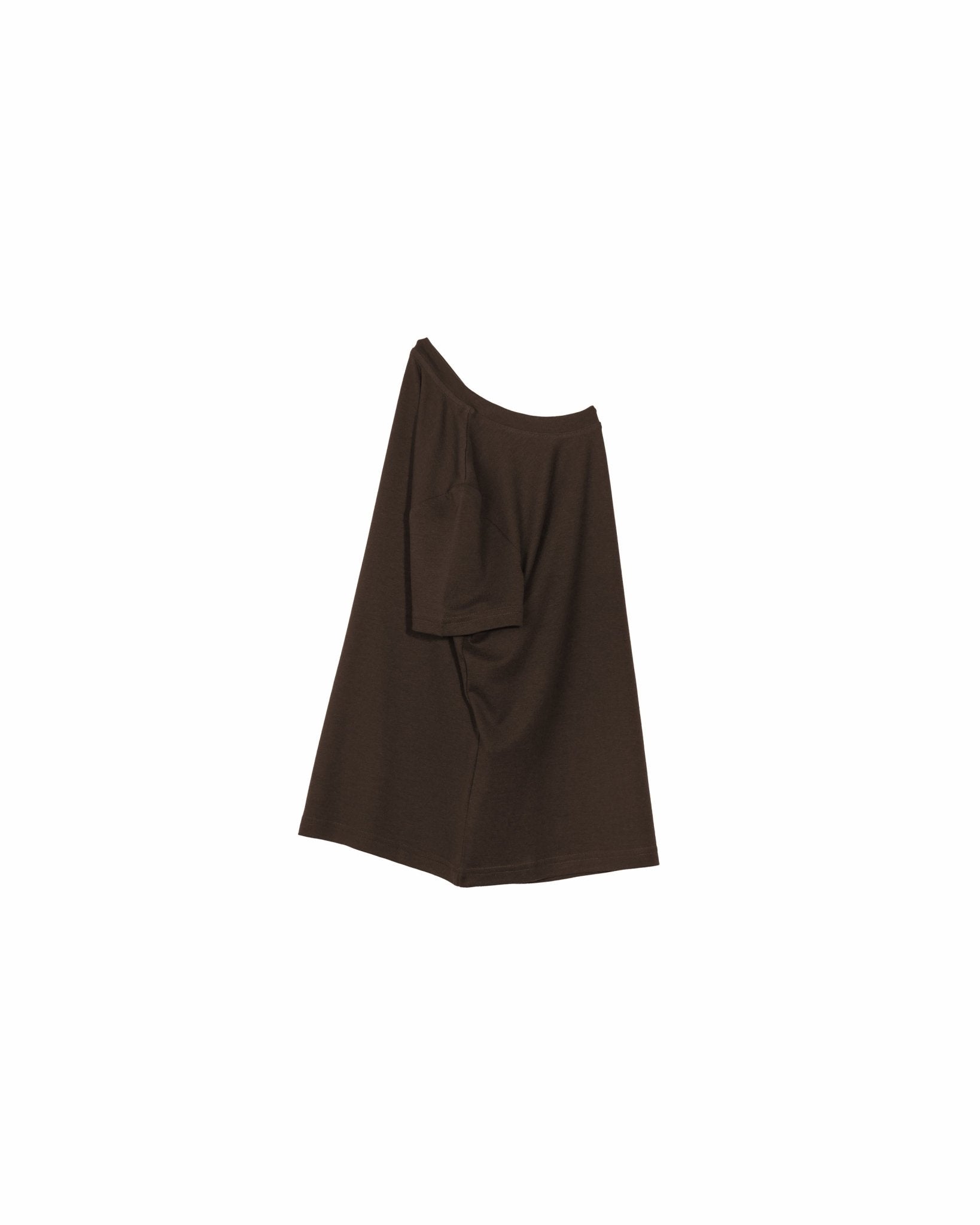 Ultra - Soft Wool Tee - Coffee - G R A Y E