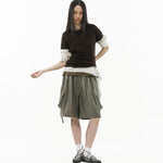 Ultra - Soft Wool Tee - Coffee - G R A Y E