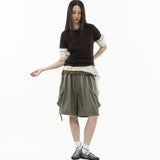 Ultra - Soft Wool Tee - Coffee - G R A Y E