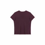 Ultra - Soft Wool Tee - Dusk Plum - G R A Y E