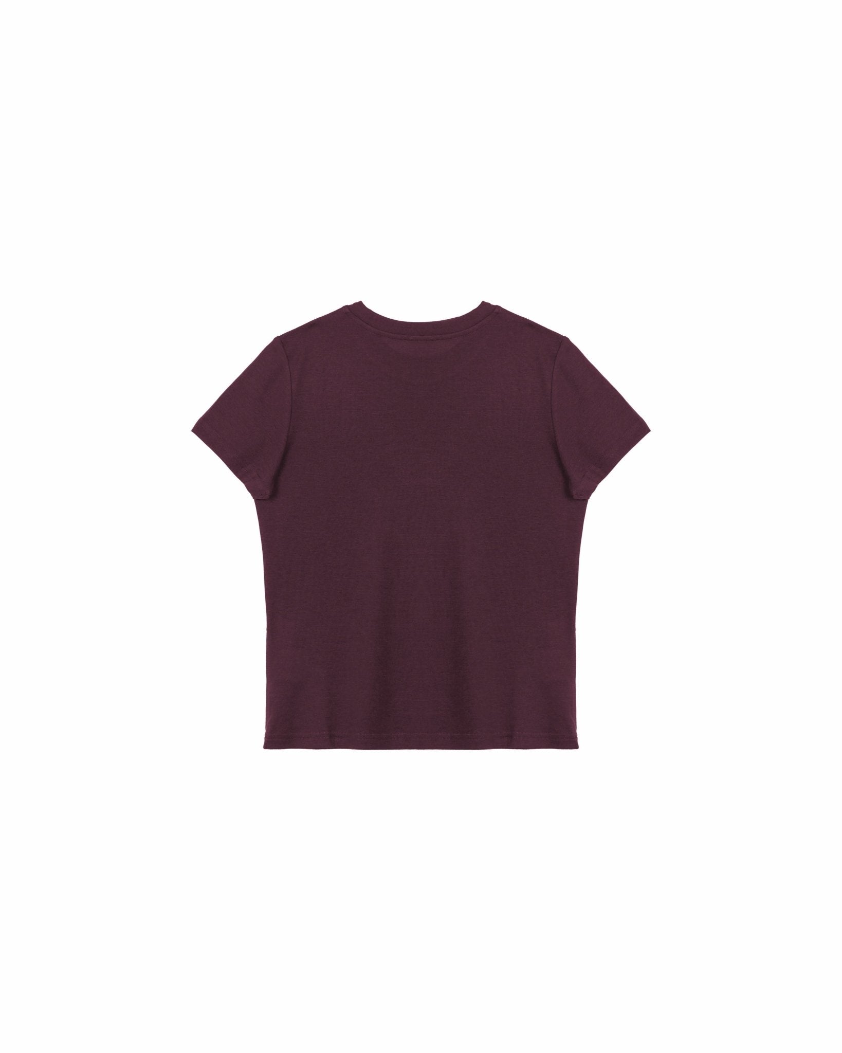 Ultra - Soft Wool Tee - Dusk Plum - G R A Y E