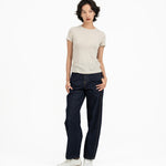 Ultra - Soft Wool Tee - Ivory - G R A Y E