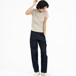 Ultra - Soft Wool Tee - Ivory - G R A Y E