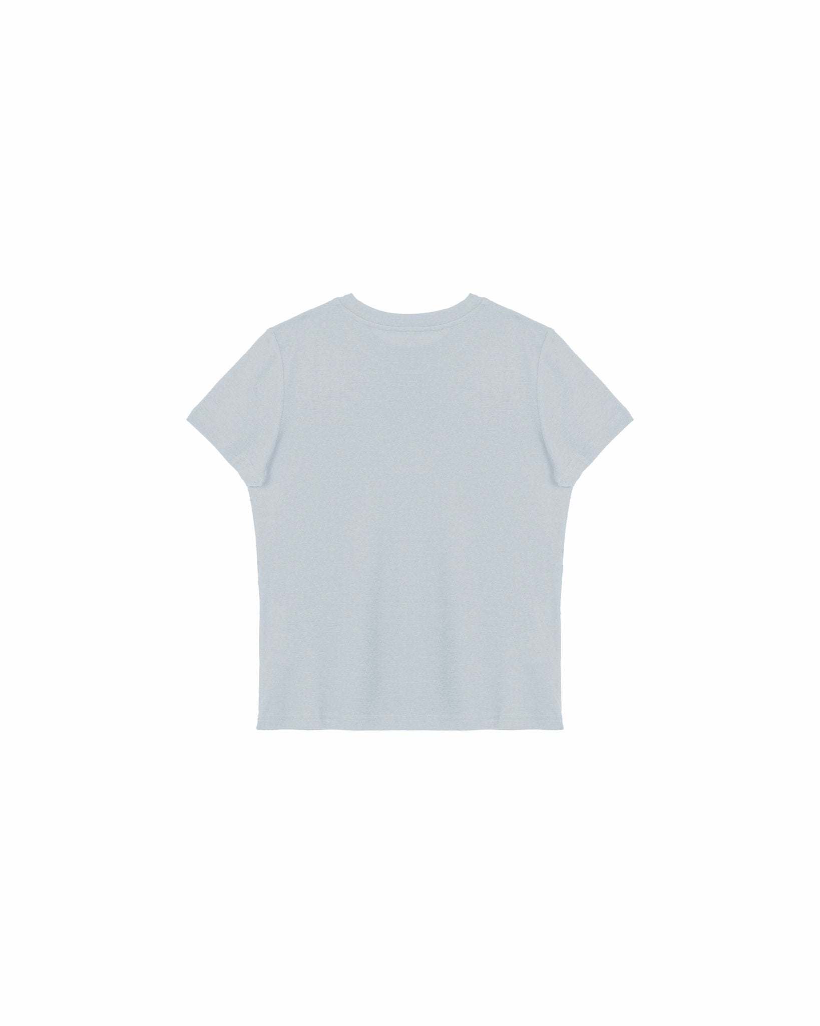Ultra - Soft Wool Tee - Powder Blue - G R A Y E