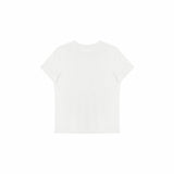 Ultra - Soft Wool Tee - White - G R A Y E