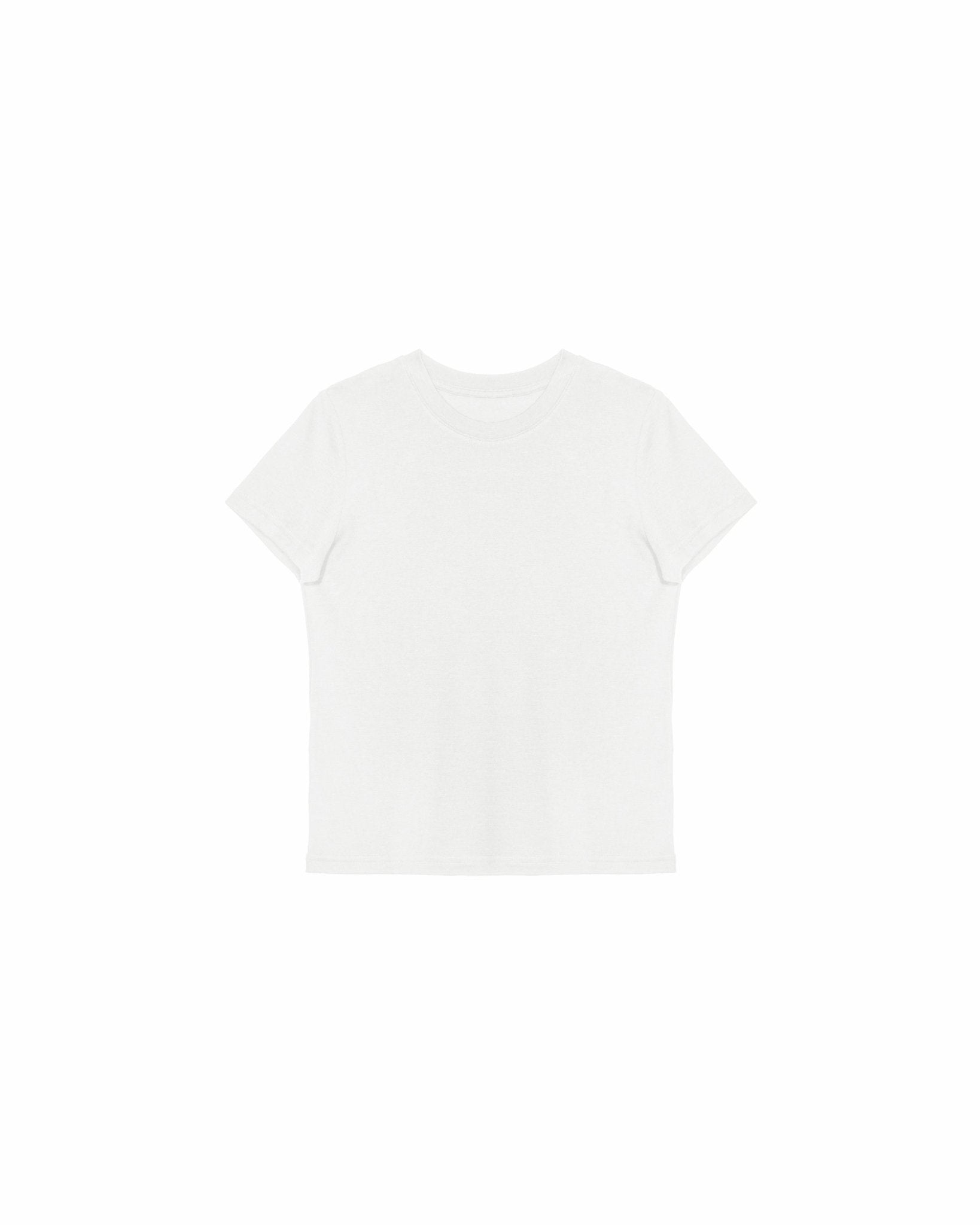 Ultra - Soft Wool Tee - White - G R A Y E