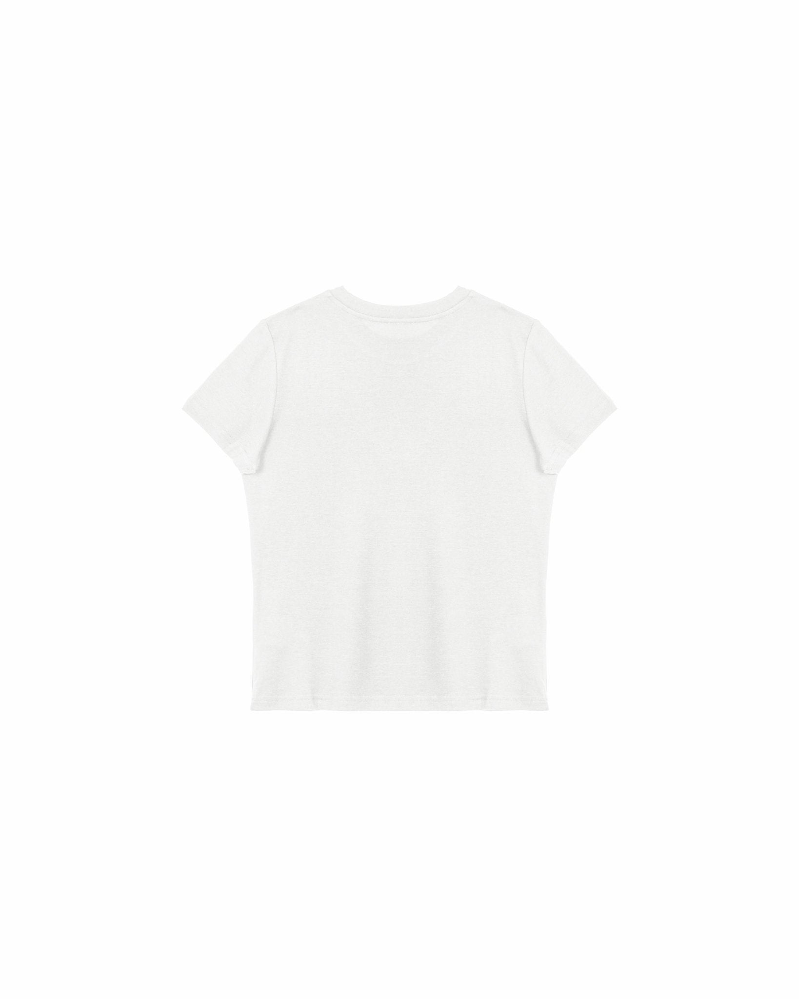 Ultra - Soft Wool Tee - White - G R A Y E