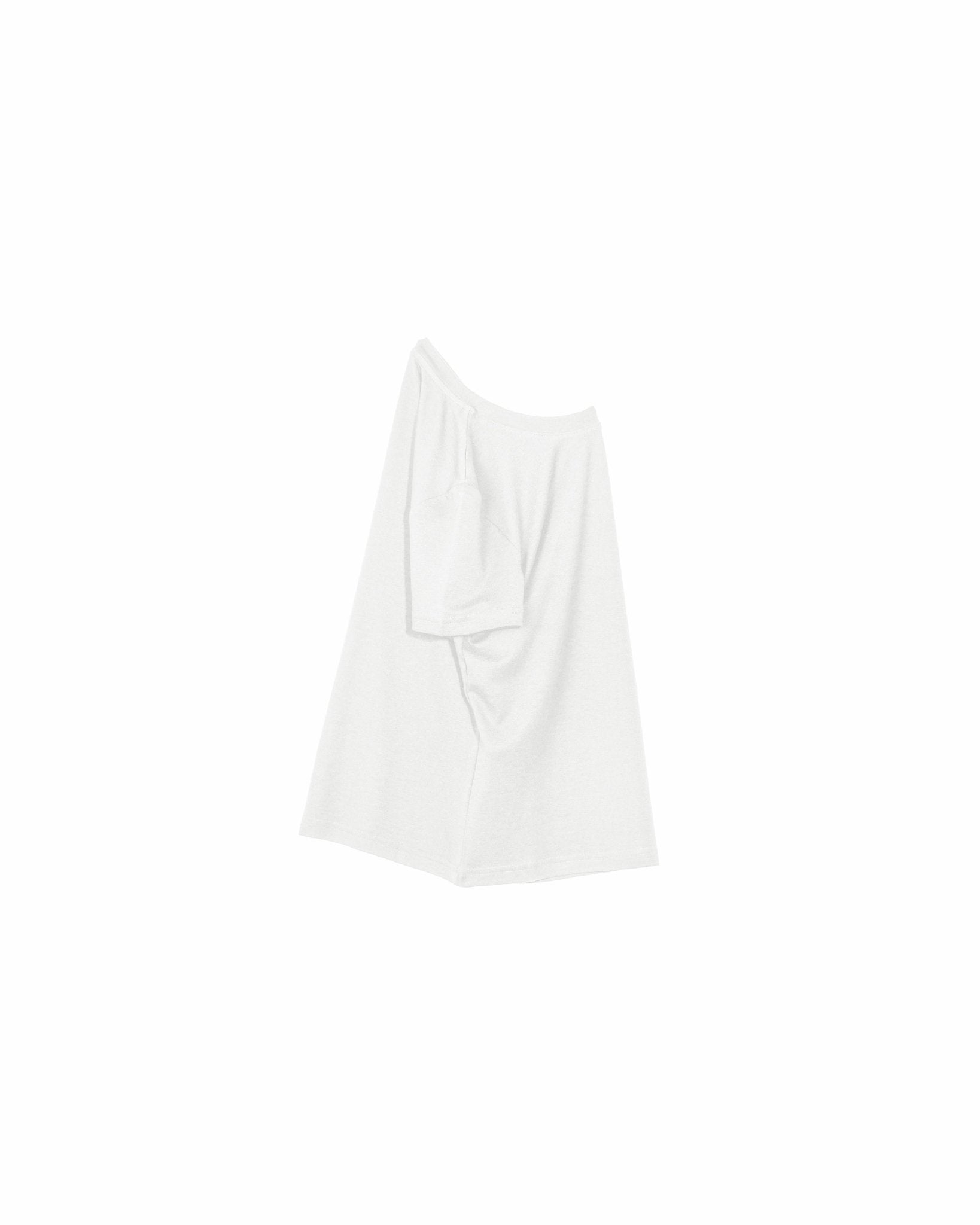 Ultra - Soft Wool Tee - White - G R A Y E