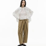 Ultra - Soft Wool Tee - White - G R A Y E