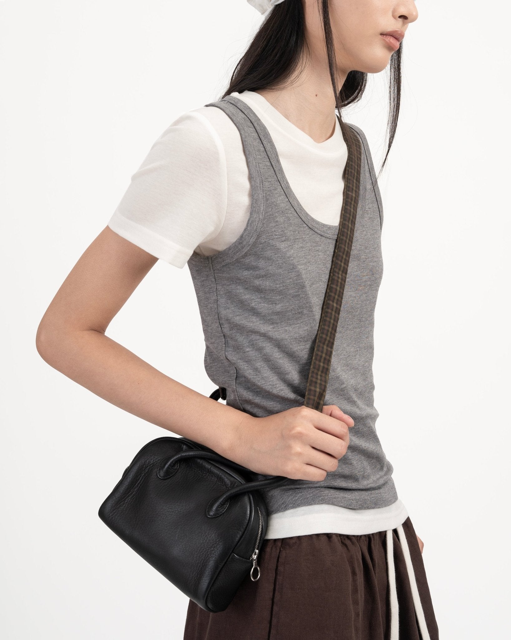 Upcycled Elasticated Strap - G R A Y E