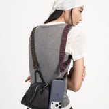 Upcycled Elasticated Strap - G R A Y E