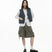 V - Neck Overlay Vest - Pinstripe Blue - G R A Y E